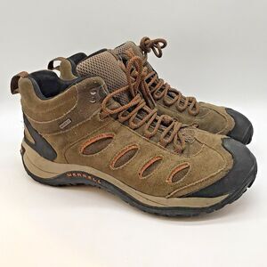 Merrell Reflex II Waterproof Hiking Boots Men's 13 Brown Mid Lace Up Trail Shoes